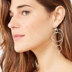 Stella and dot & Rebecca minkoff interlocking hoop